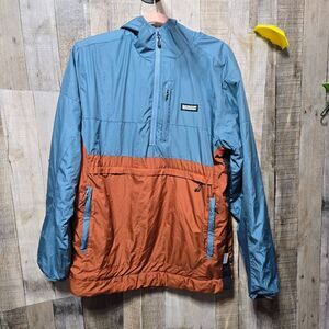 Freedom Industries Colorblock Anorak Windbreaker Jacket Hoodie Medium Outdoor